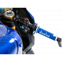 A450 ROAD RACING GRIPS BLUE/WHITE PAIR