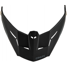 MD-74 VISOR W/SCREWS SPECTRE MATTE BLACK/RED