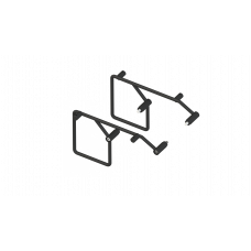 SADDLEBAG MOUNT SET PR BLACK