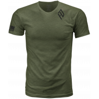 HARDDRIVE EMBLEM TEE OLIVE GREEN/BLACK 2X