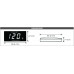 SUPER SLIM TEMPERATURE GAUGE BLUE DISPLAY
