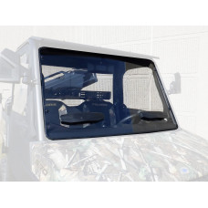 POLY FRONT WINDSHIELD FULL FIXED VENTED POL