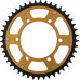 REAR STEALTH SPROCKET ALU/STL 45T-530 GLD YAM