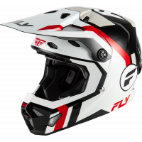 YOUTH FORMULA CP SEAL HELMET WHITE/BLACK/RED YL