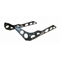 REAR BUMPER FLAT BLACK S/D 154