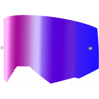 ZONE ELITE INJCTD LENS W/ POST W/ IRIDESCENT RED MIR/SMK LENS