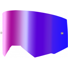 ZONE ELITE INJCTD LENS W/ POST W/ IRIDESCENT RED MIR/SMK LENS