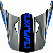 KINETIC CREST HELMET VISOR GREY/BLACK/BLUE MD/LG