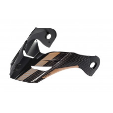 EXO-AT960 PEAK VISOR HICKS BLACK/GOLD EXO-AT960 PEAK VISOR HICKS BLACK/GOLD