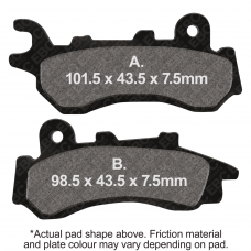 BRAKE PADS SFA723 ORGANIC SCOOTER