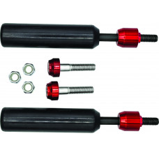 SHOCK MOUNT SLIDERS RED DYNA 09-17 SHOCK MOUNT SLIDERS RED DYNA 09-17