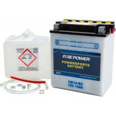 BATTERY W/ACID CB14-B2 12V HEAVY DUTY