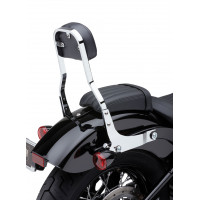 DETACHABLE BACKREST SHORT CHROME DYNA 06-17