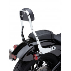 DETACHABLE BACKREST SHORT CHROME DYNA 06-17