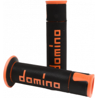 A450 ROAD RACING GRIPS BLACK/ORANGE PAIR