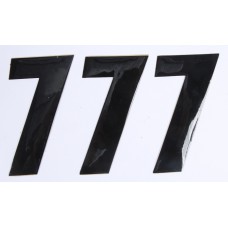 NUMBER 7 BLACK 4