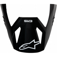 SM3 SOLID VISOR BLACK GLOSSY SM3 SOLID VISOR BLACK GLOSSY