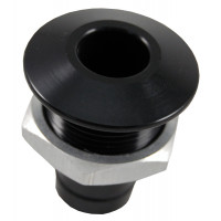 BILLET THRU-HULL WATER FITTING BILGE PUMP OUTLET BLACK