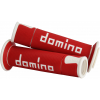 A450 ROAD RACING GRIPS RED/WHITE PAIR