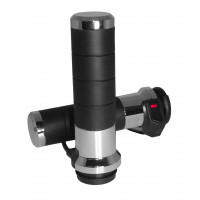 TITAN-X HEATED GRIPS CHROME ELECTRIC THROTTLE
