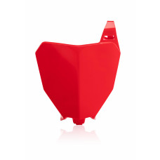 FRONT NUMBER PLATE RED