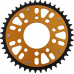 REAR STEALTH SPROCKET ALU/STL 43T-530 GLD HON/TRI