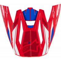S-M5 VISOR ACTION 2 BRIGHT RED/BLUE GLOSSY