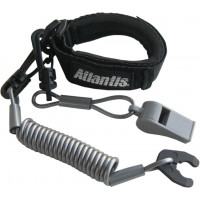 PRO FLOATING WRIST LANYARD YELLOW W/WHISTLE