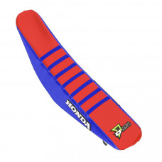 SEAT COVER BLUE/RED W/RIBS SEAT COVER BLUE/RED W/RIBS