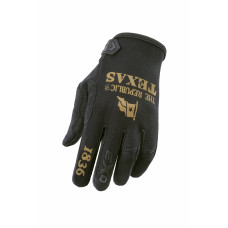 MOTO-FLEX GLOVES LONE STAR BLACK/GOLD 3X