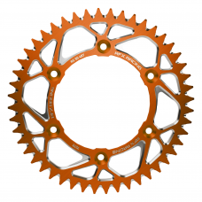 ALUMINUM REAR SPROCKET 48T ORANGE KTM/HUSQ/GAS