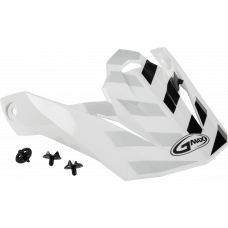 VISOR W/SCREWS FAME MX-86 WHITE/SILVER/GREY