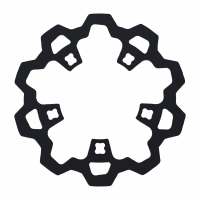 ENFORCER 1 PIECE ROTOR FRONT BLACK 11.8