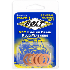 ENGINE DRAIN PLUG WASHER M12X20 COPPER  5PK