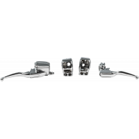 HANDLEBAR CONTROL KIT CHR CABLE CLUTCH `21-23 FLH