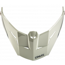 MD-74 VISOR W/SCREWS SPECTRE WHITE/RED