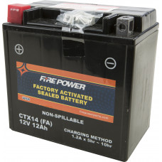 BATTERY CTX14 SEALED FACTORY ACTIVATED