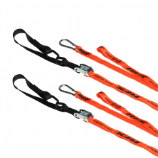 1.0 TIE DOWNS SOFT LOOP & CARABINER ORANGE