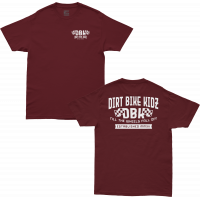 TILL THE END TEE BURGUNDY 2X