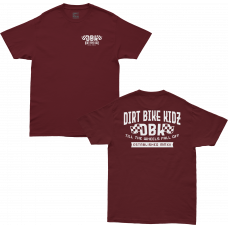 TILL THE END TEE BURGUNDY 2X