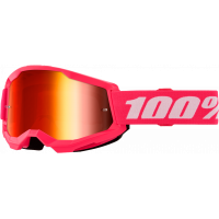 STRATA 2 GOGGLE PINK MIRROR RED LENS