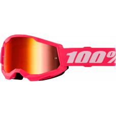 STRATA 2 GOGGLE PINK MIRROR RED LENS