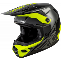 KINETIC CREST HELMET GREY/BLACK/HI-VIS 2X