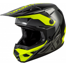 KINETIC CREST HELMET GREY/BLACK/HI-VIS 2X