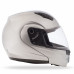 MD-04 MODULAR HELMET METALLIC SILVER 3X