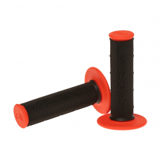 DUAL COMPOUND GRIPS ORANGE WITH BLACK CENTER DUAL COMPOUND GRIPS ORANGE WITH BLACK CENTER
