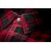 MARKSMAN FLANNEL BLACK/RED MD