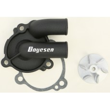 WATERPUMP COVER & IMPELLER KIT BLACK