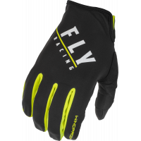 YOUTH WINDPROOF GLOVES BLACK/HI-VIS SZ 06