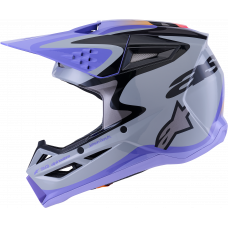JETTSON SM3 HELMET GRY/PURP/BLK GLOSSY 2X